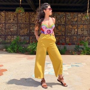 YELLOW/MUSTARD CULOTTES